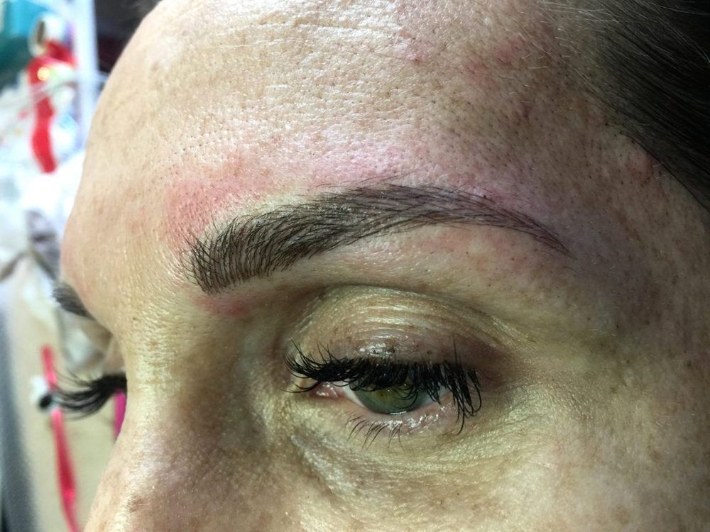 Hair-stroke brows by Elnari, permanent makeup Pretoria