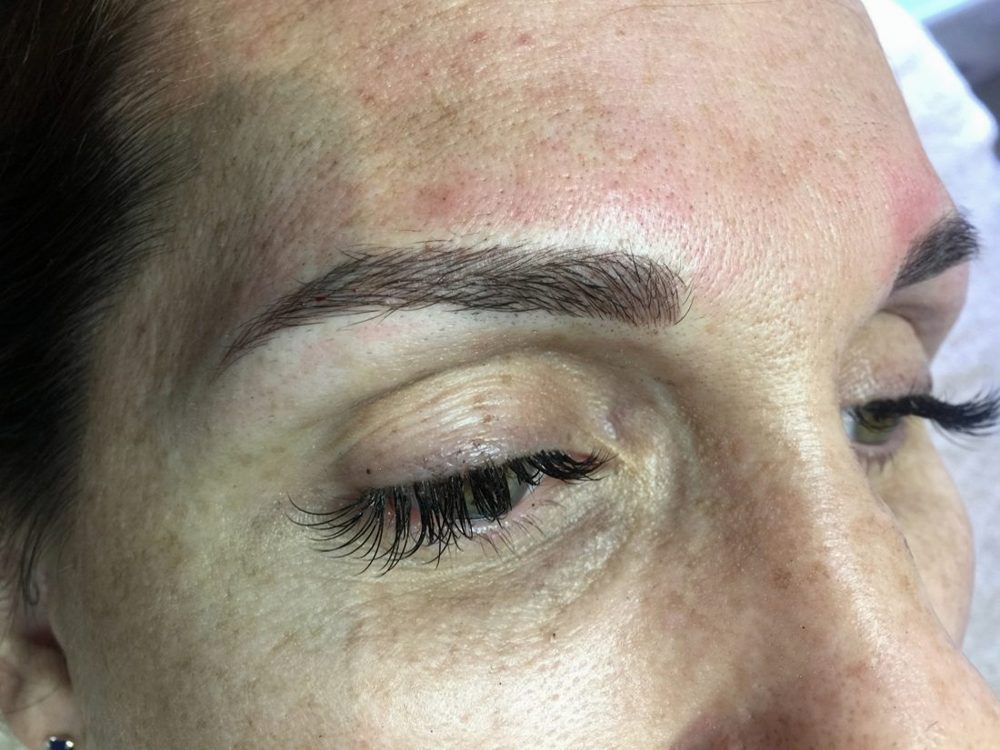Hair-stroke brows by Elnari, permanent makeup Pretoria