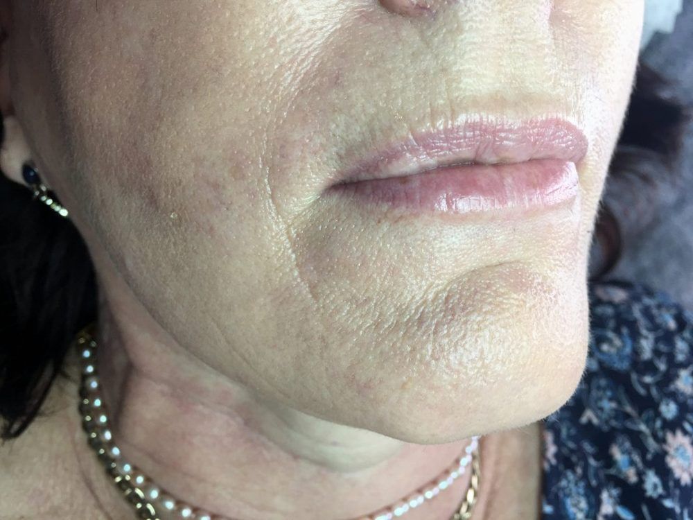 Natural lips on mature skin by Elnari, permanent makeup Pretoria
